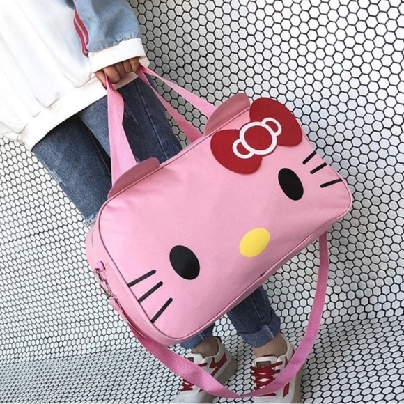 Hello kitty Pink weekender duffle bag - Picture 1 of 7